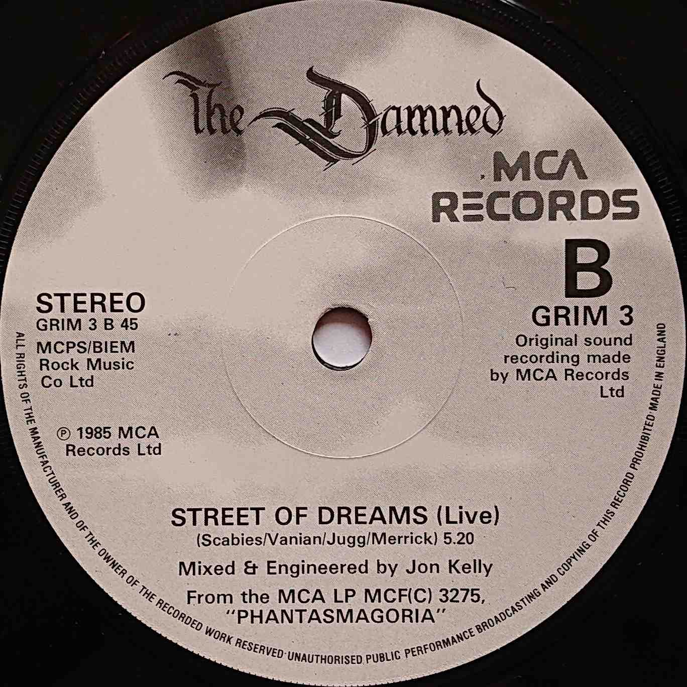 GRIM 3 Is it a dream The Damned Label